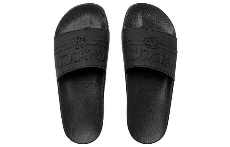 GUCCI Slide Slippers Black