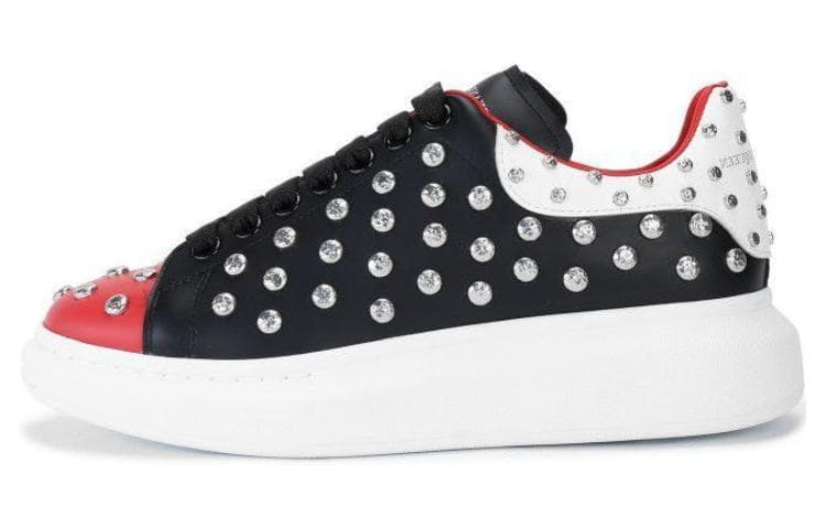 Alexander McQueen Oversized Cow Black Red