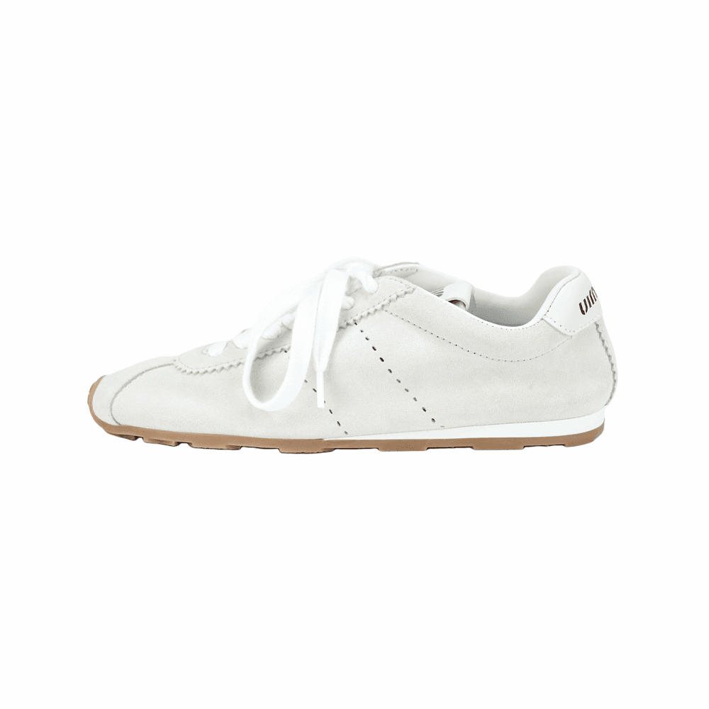 MIU MIU Leather, Suede White