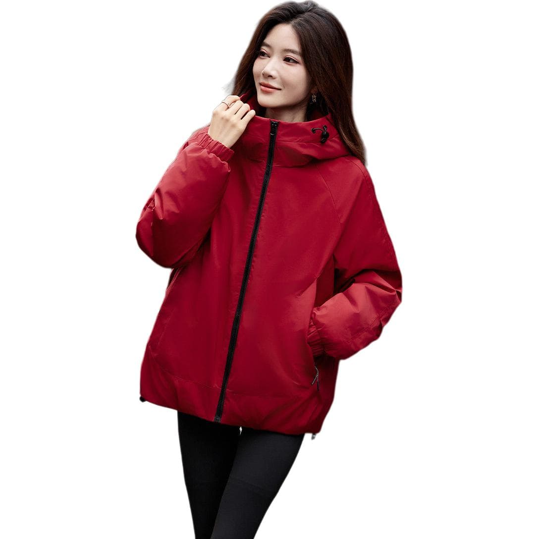 BALENO Down Jackets Hooded Moderate Straight Fit