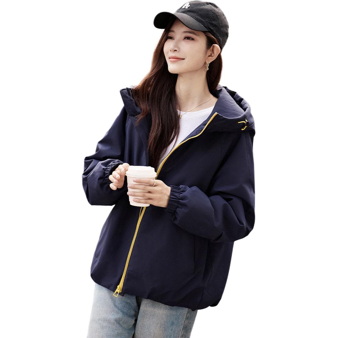 BALENO Down Jackets Hooded Moderate Straight Fit