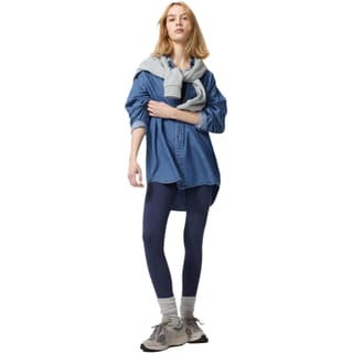 UNIQLO Leggings Blue Moderate
