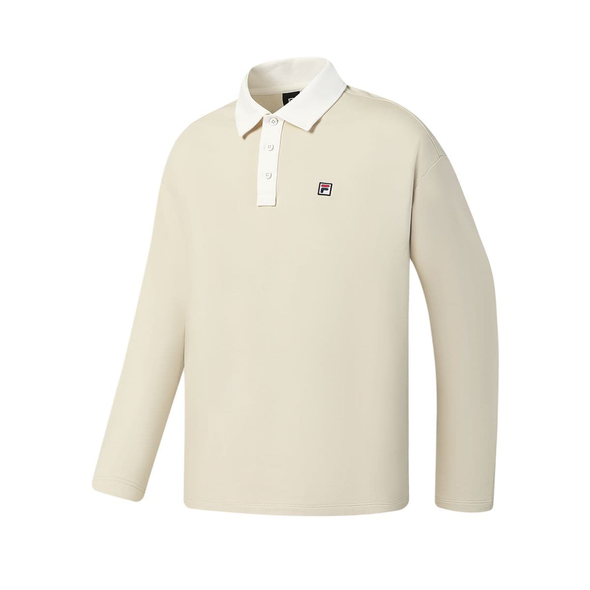 FILA Tennis Polo Shirts Eying Apricot (Prunus Armeniaca) Fruit Polo Collar Moderate Straight Fit