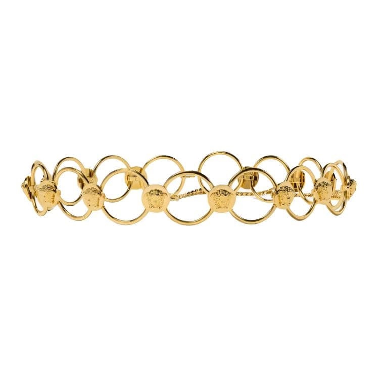 Versace Medusa chain belt Gold