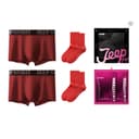 2 Pack (All Red)+2 Pack Socks