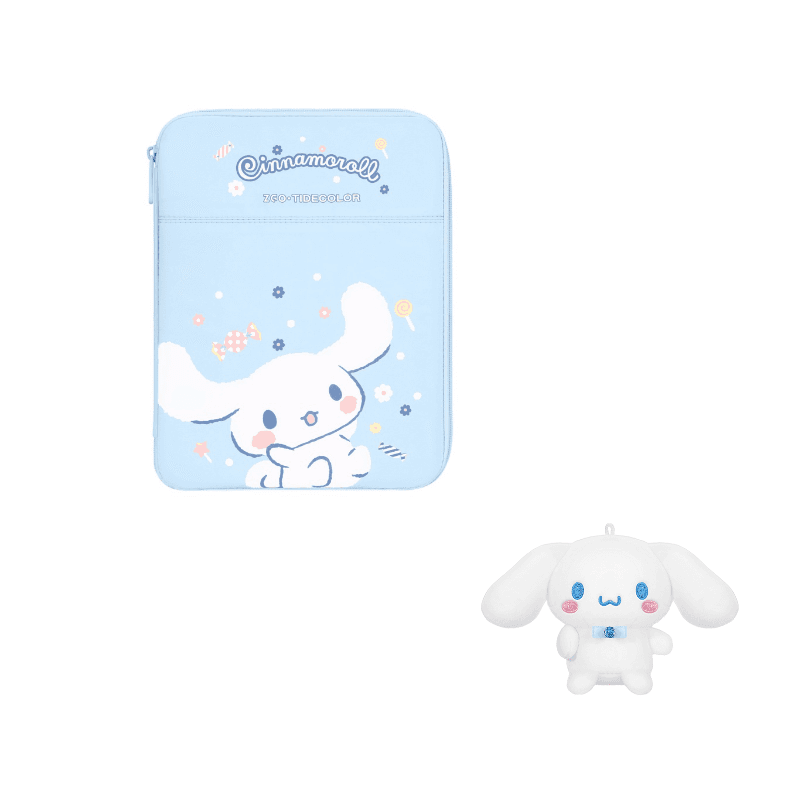 Sanrio Cinnamoroll Polyester Laptop Bag Small Blue Cinnamoroll Blue