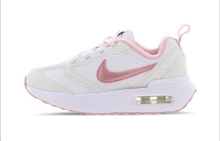 Nike Air Max Dawn Lifestyle White Pink Children Aged 3 7 Years Old