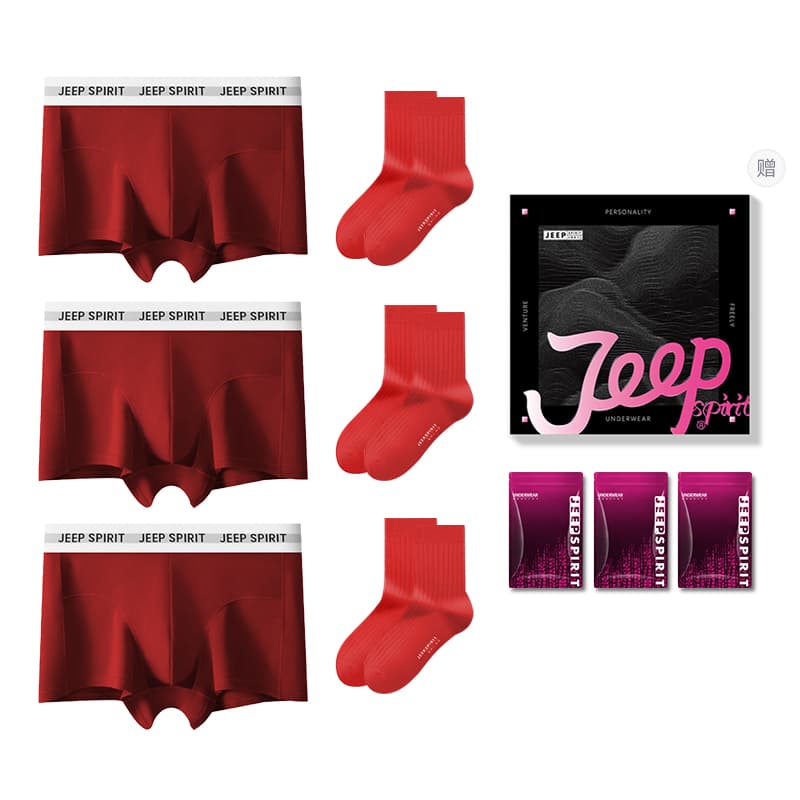 JEEP SPIRIT Set 3 Pack 3 Pack (Good Fortune)+3 Pack