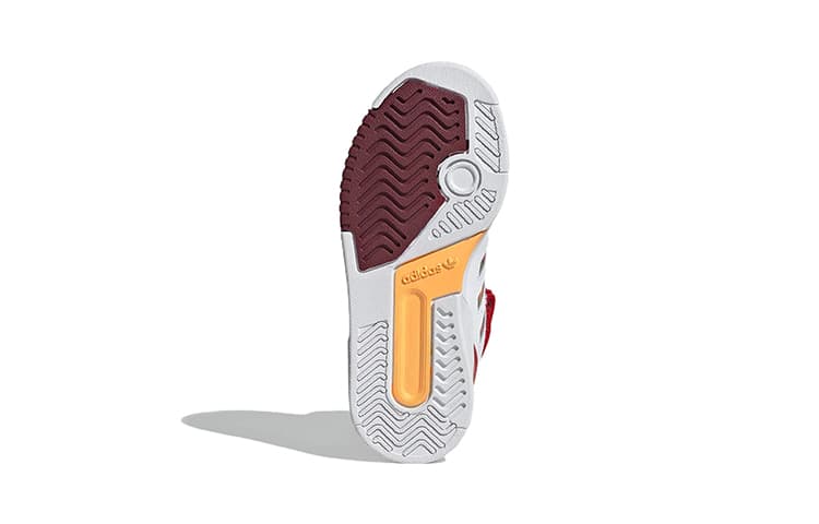 Adidas Originals Drop Step High Kids' White Red Gold
