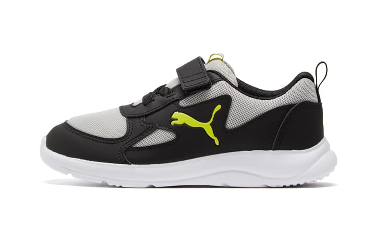 PUMA Hook loop Kids' Black Gray Children Aged 3 7 Years Old