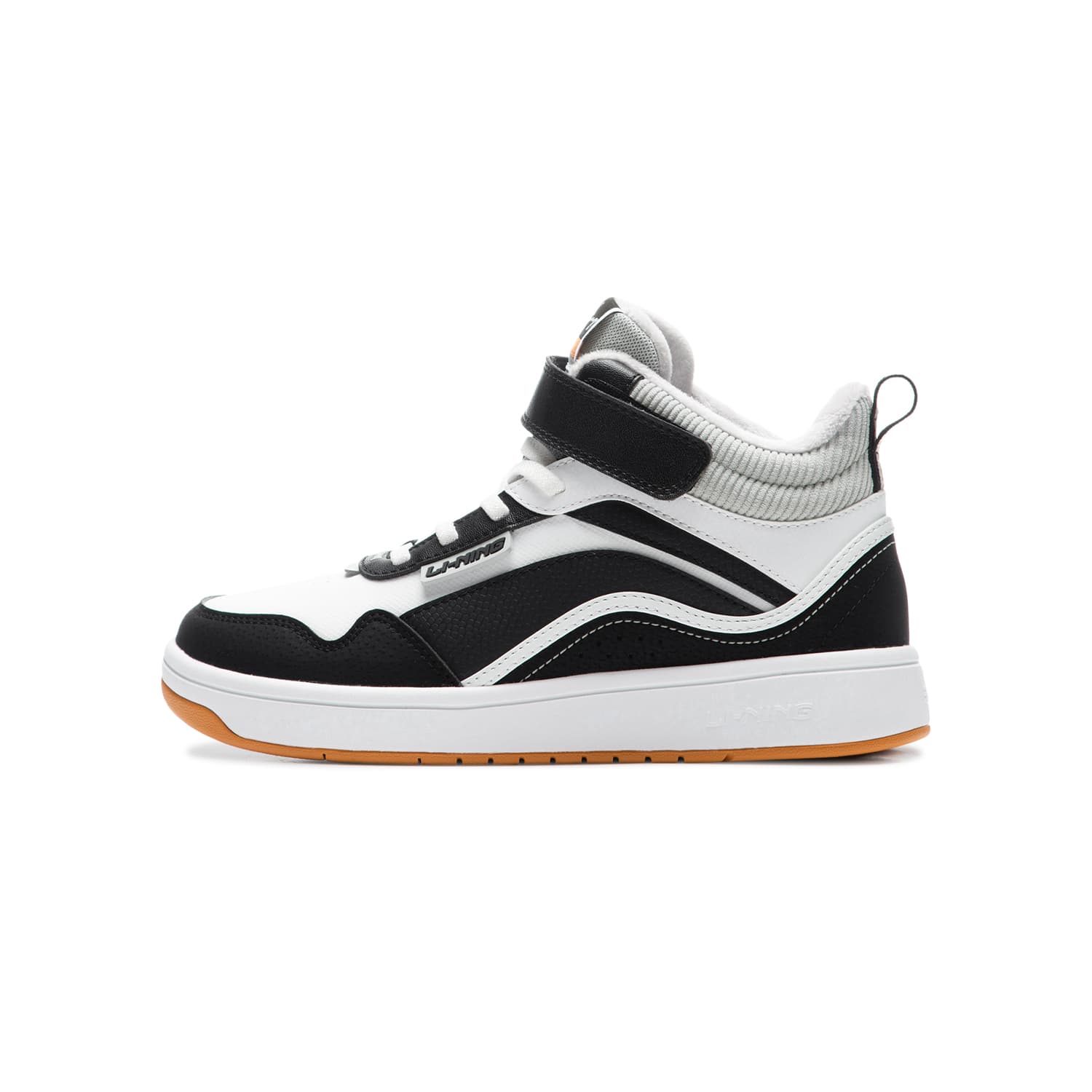 Li Ning YOUNG Sports Life Collection Synthetic Trendy High Black White Gray