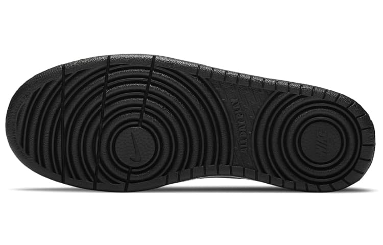 Nike Court Borough 2 Synthetic Black White Silver