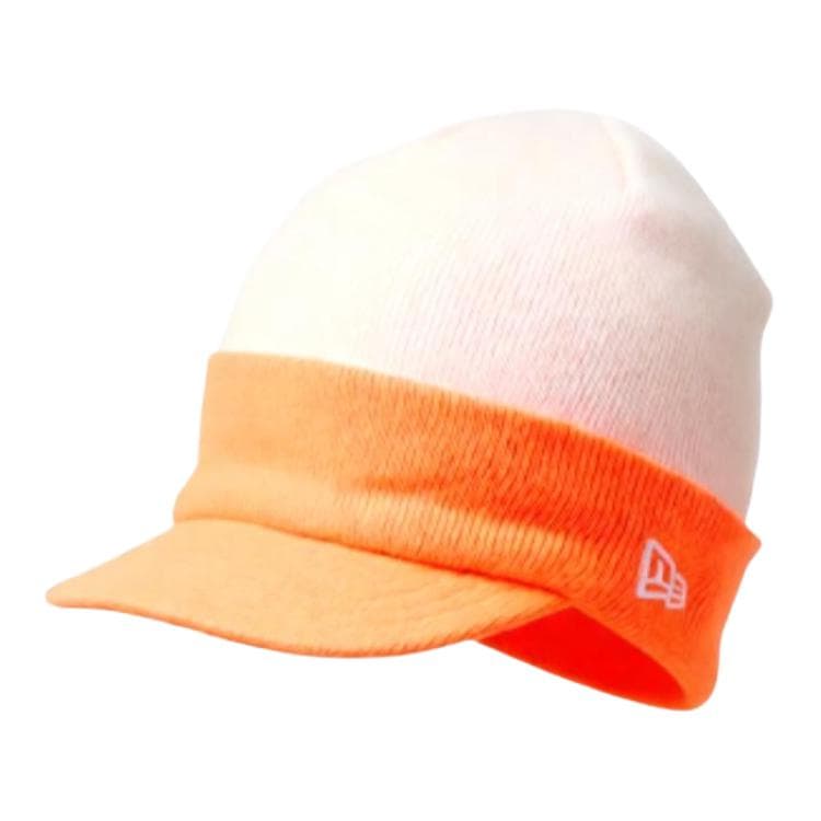 New Era Acrylic Fiber Hats & Caps Ecru/Fluorescent Orange Ecru/Fluorescent Orange