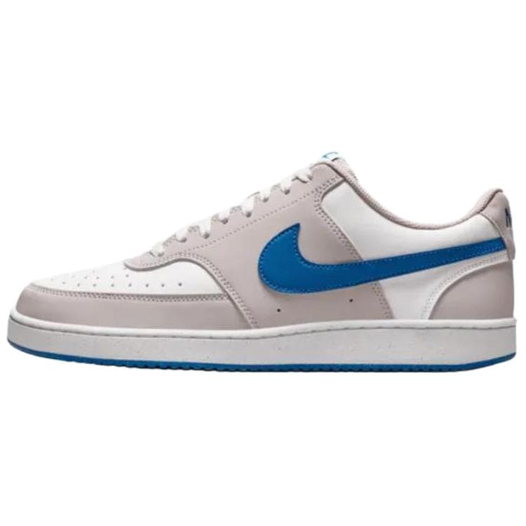 Nike Court Vision Textile, Synthetic Breathable Lowtop Light Gray White