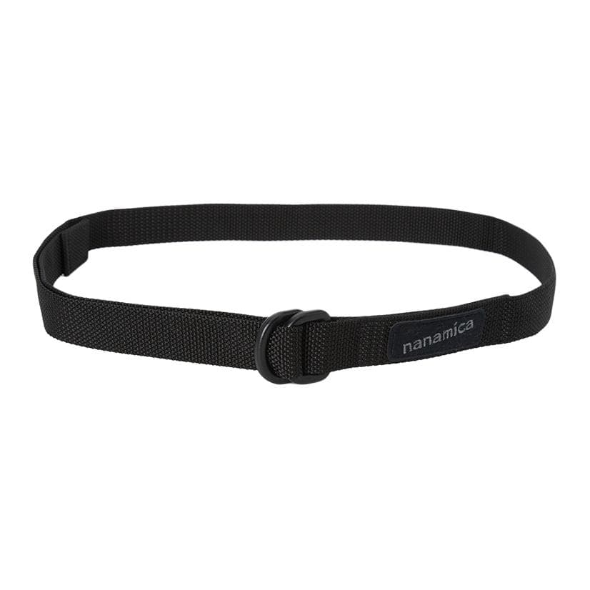Nanamica Polypropylene Plastic Belt Black Width 2.5cm