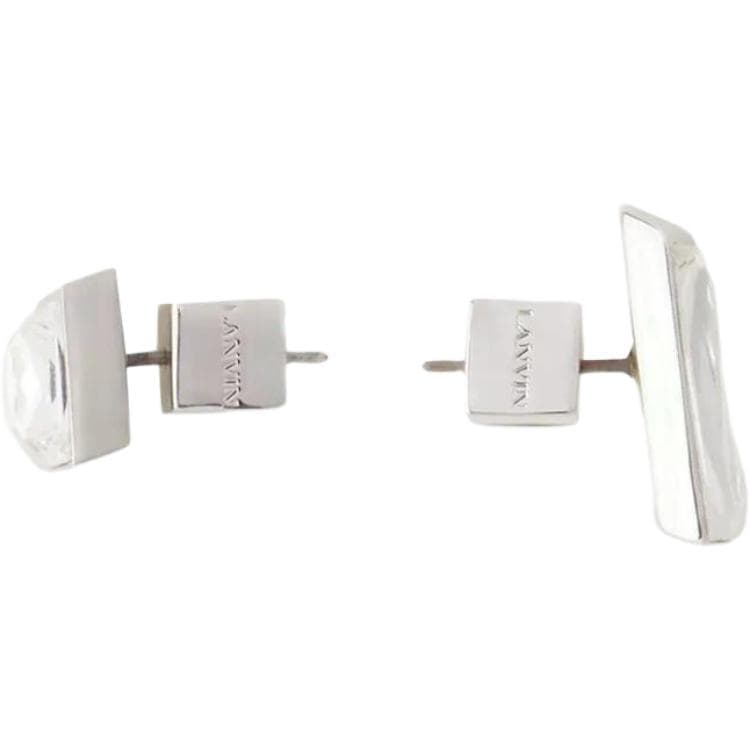 Lanvin rectangle stud earrings