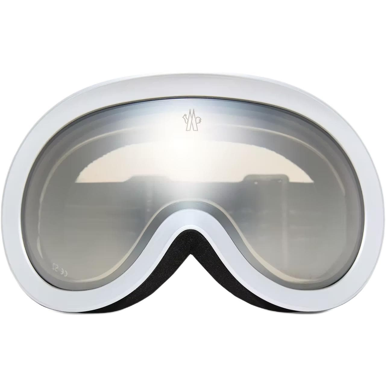 Moncler Grenoble White Silver Lens+Black Lacewrapped