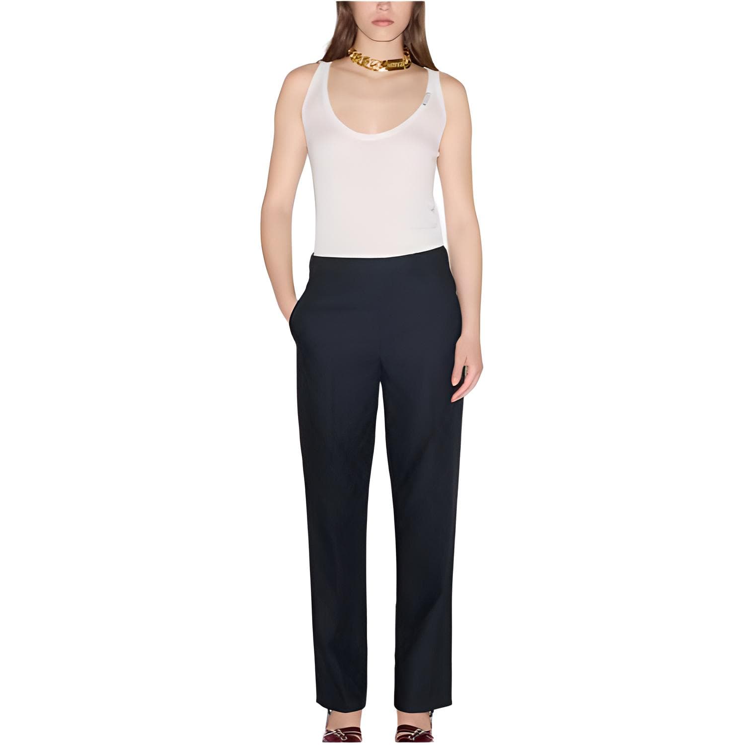 Gucci Gg wool trousers