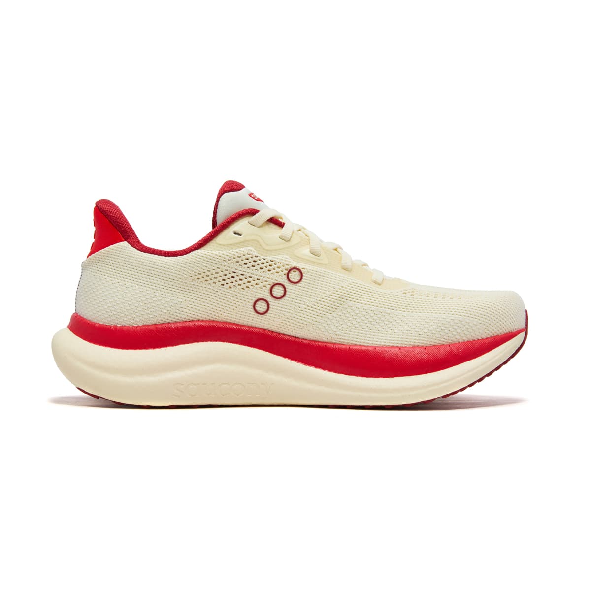 Saucony Triumph 23 Soft Comfortable Breathable Beige Red