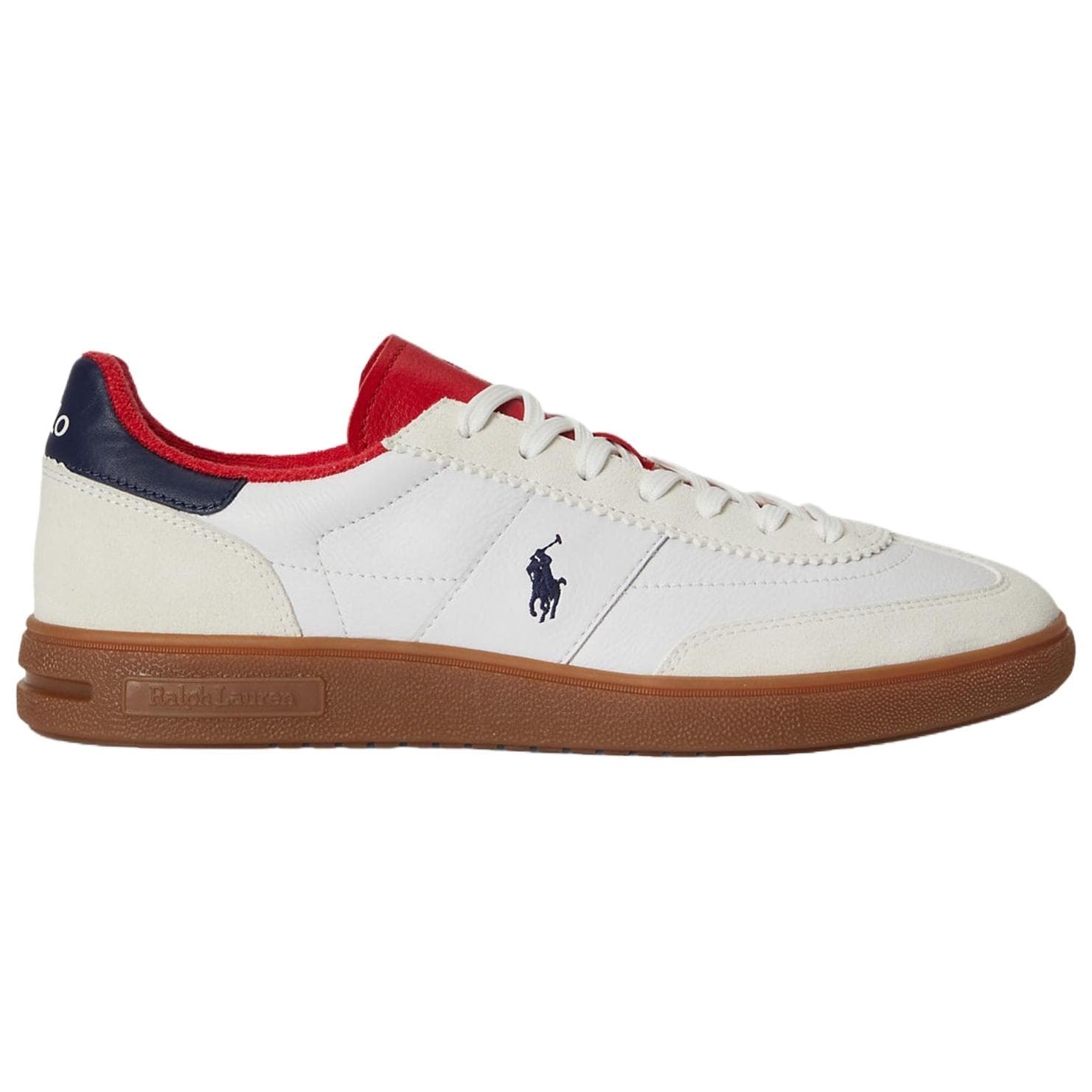Polo Ralph Lauren Bedford Leather, Suede White