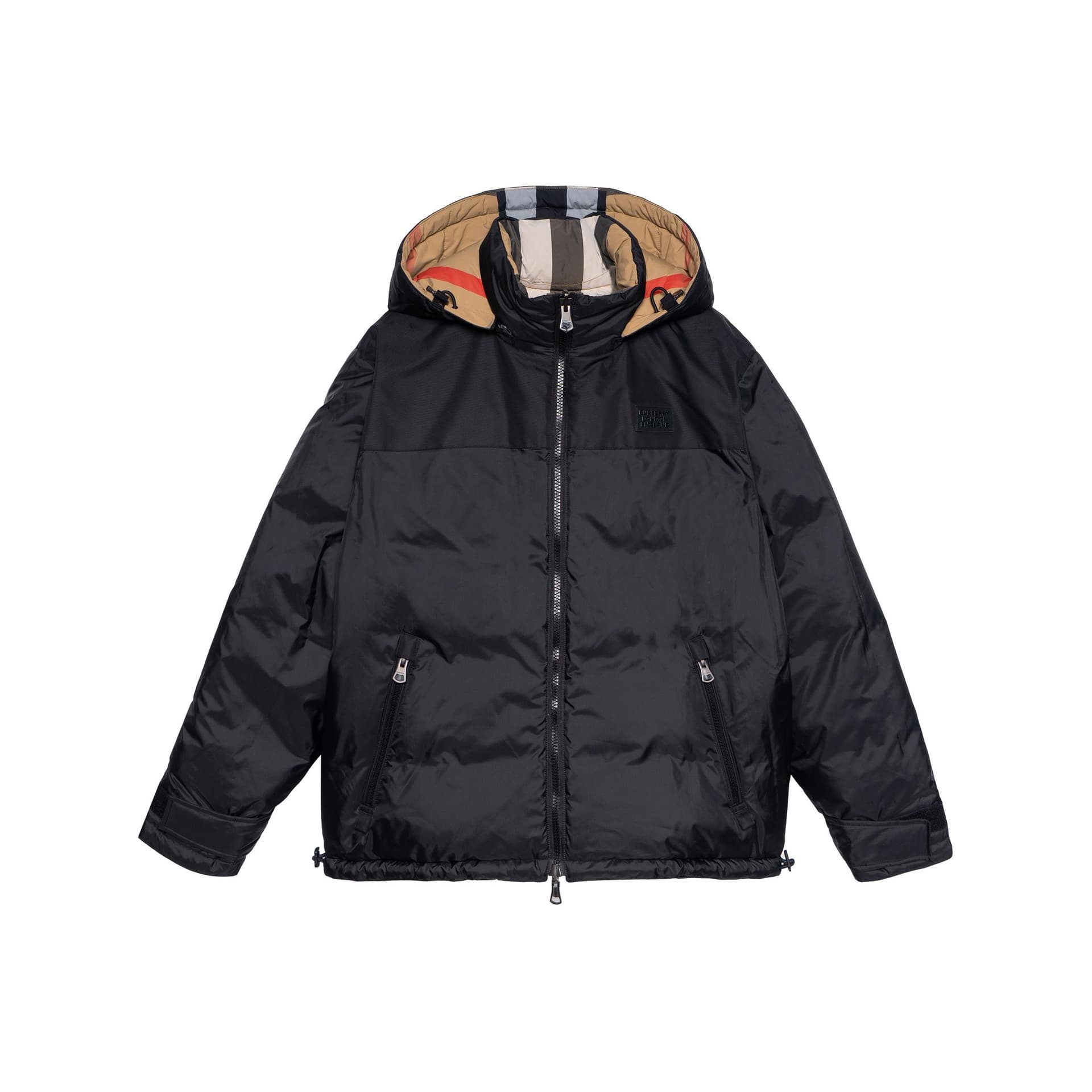 Burberry Reversible Exaggerated Check Nylon Puffer Jacket