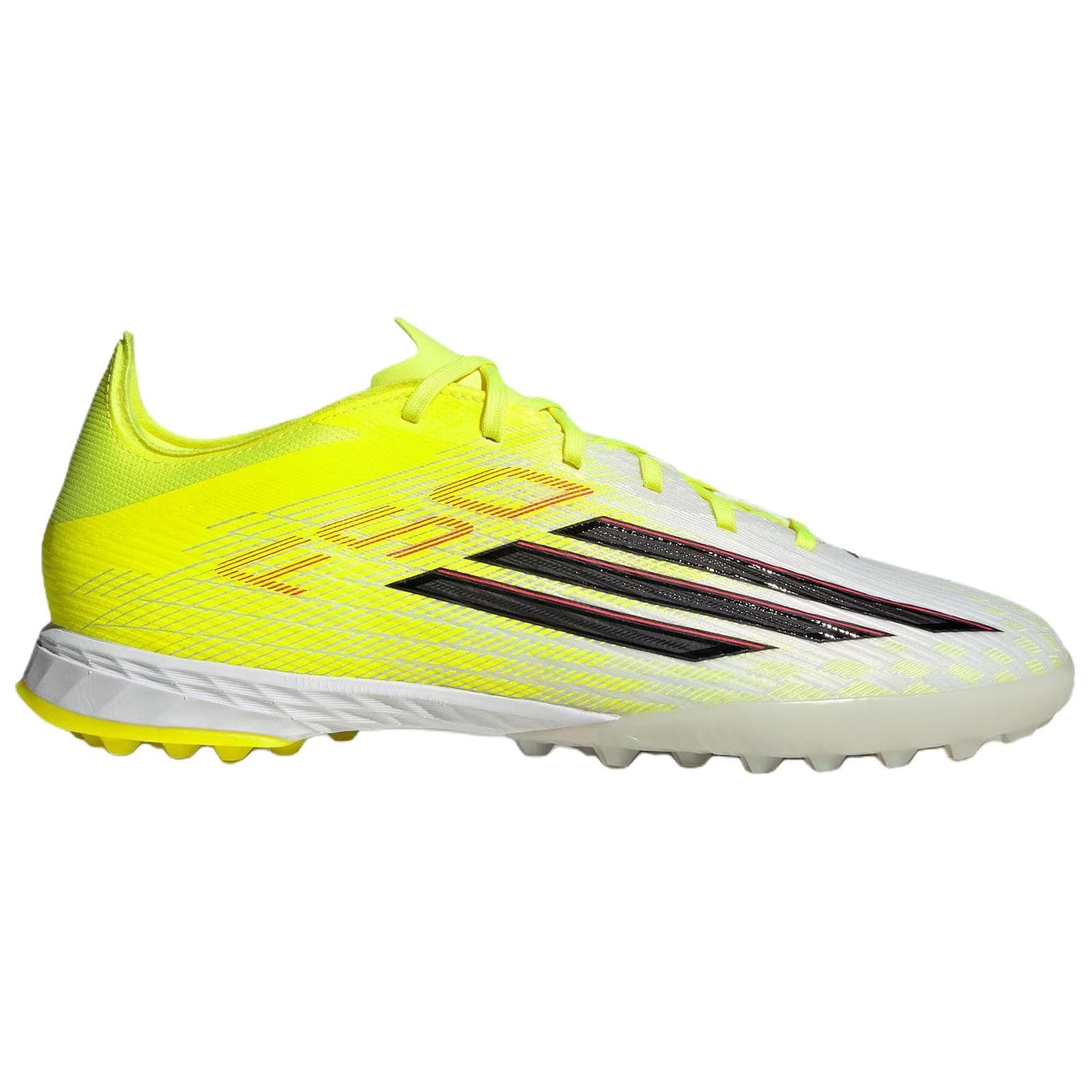 Adidas F50 Pro Turf 'Solar Yellow Core Black Lucid Red'