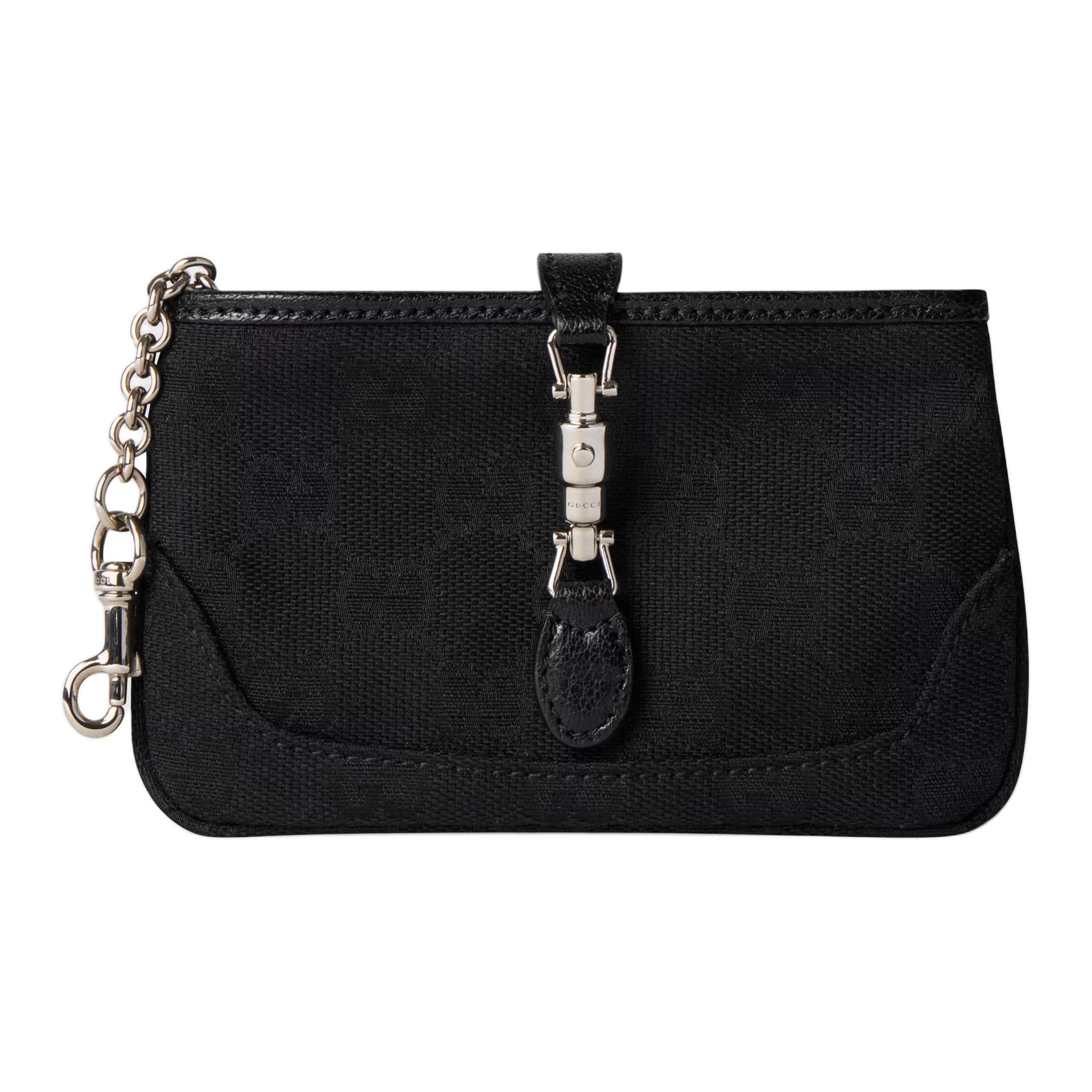 GUCCI Jackie GG Canvas Key Pouch Black Box(Basic Set+Box)
