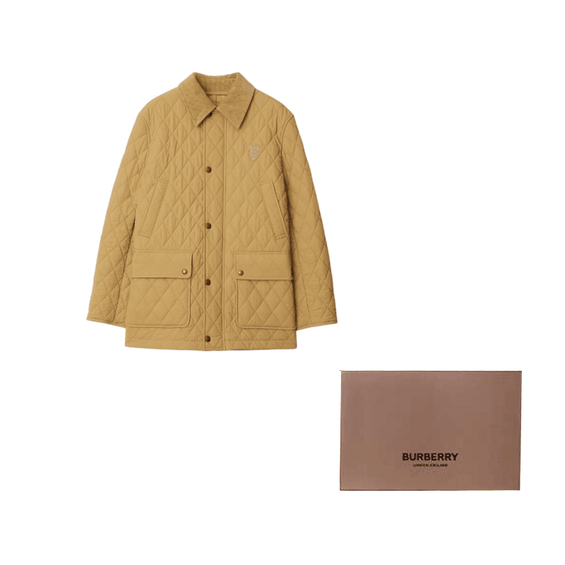 Burberry diamondquilted jacket