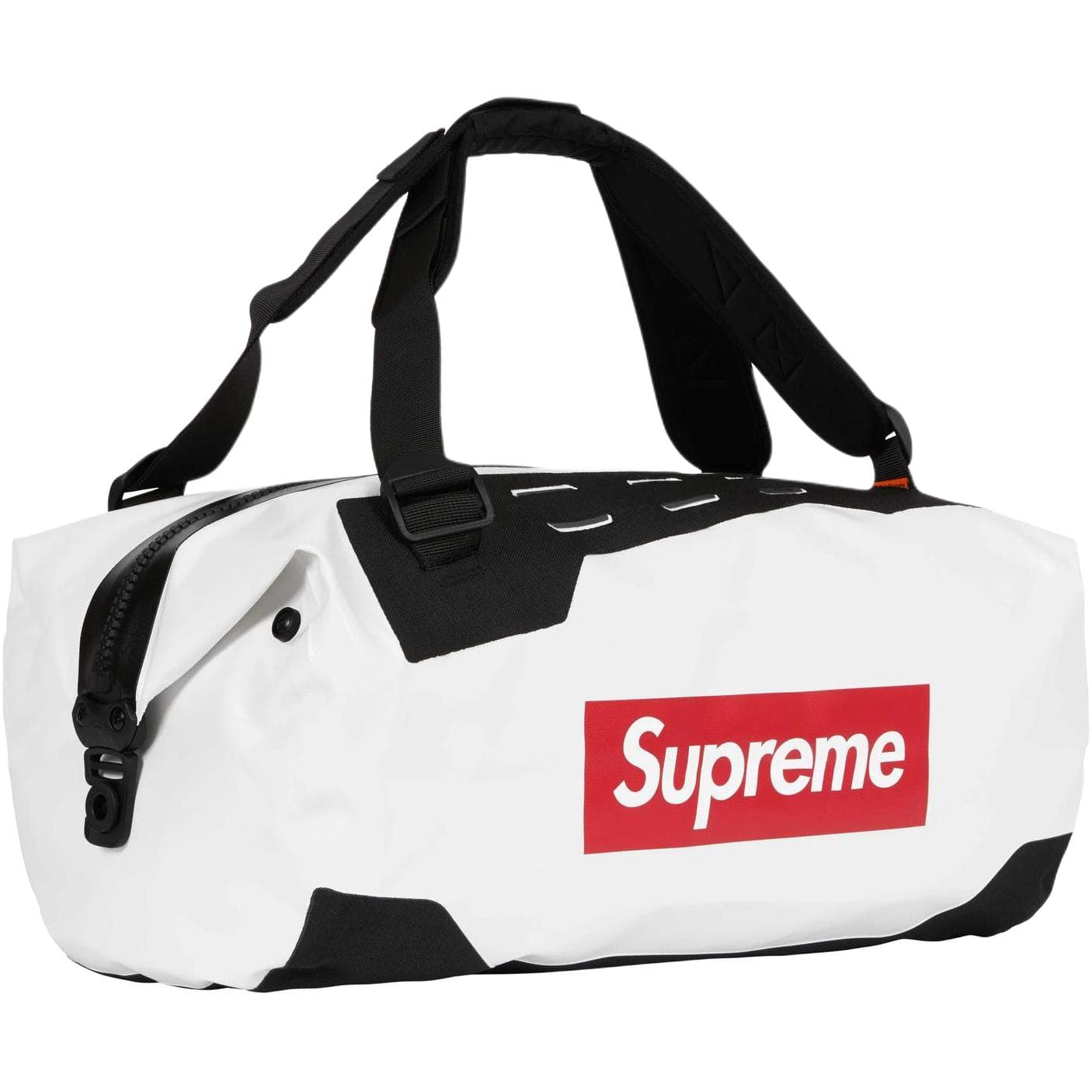 Supreme PVC Polyvinyl Chloride Travel Bag White