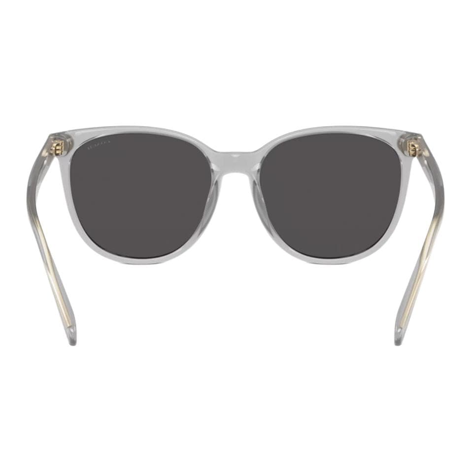 COACH Plate Round Sunglasses Transparent Gray