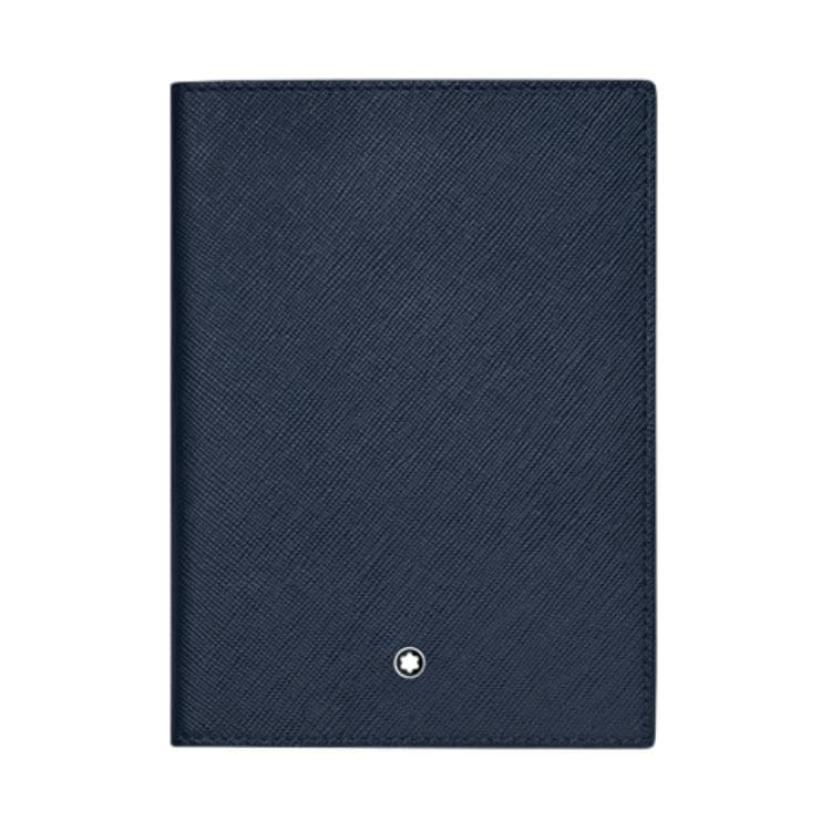 MONTBLANC Card Holder, Passport Holder Dark Blue Box(Basic Set+Box)