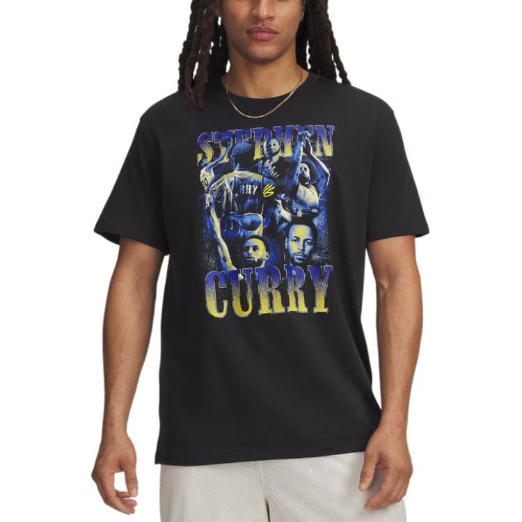 Under Armour TShirts Black001 Crew Neck