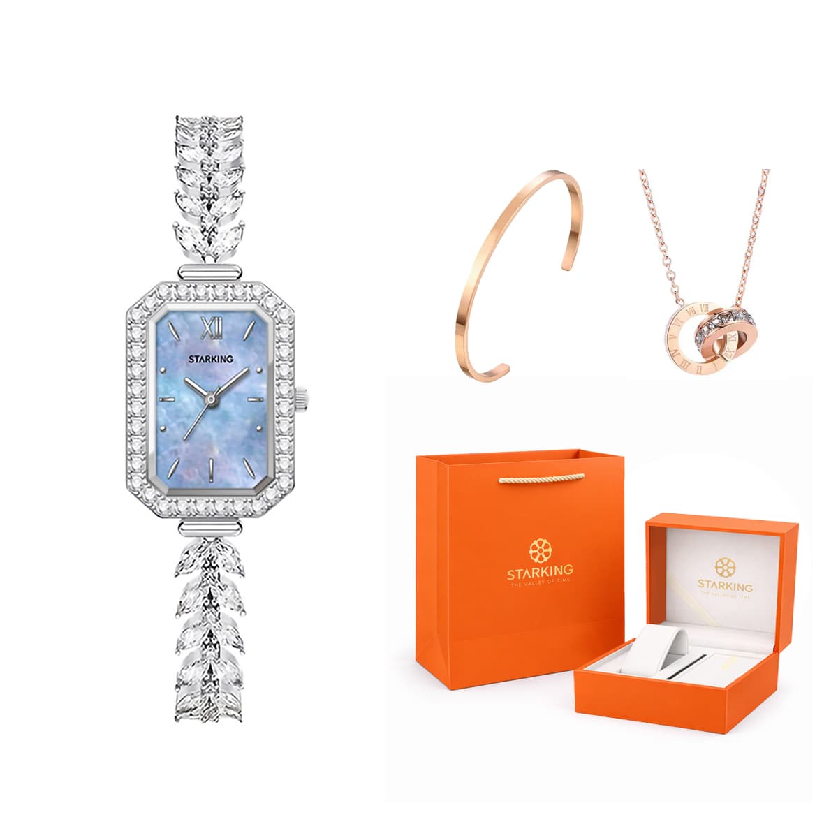 TL1173SS17[Orange Box+Bangle+Necklace]
