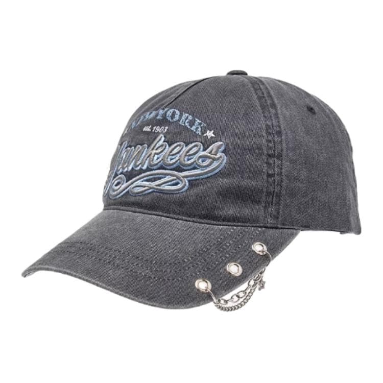 MLB Cotton Baseball Caps Charcoal Gray