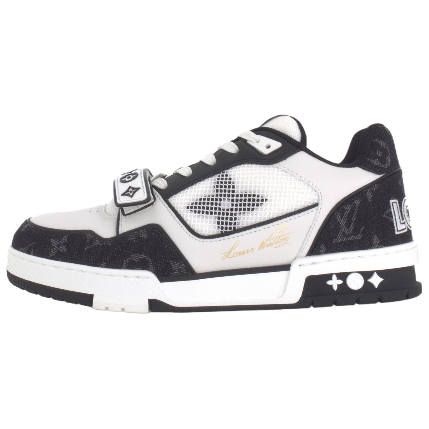 LOUIS VUITTON Trainer Black White