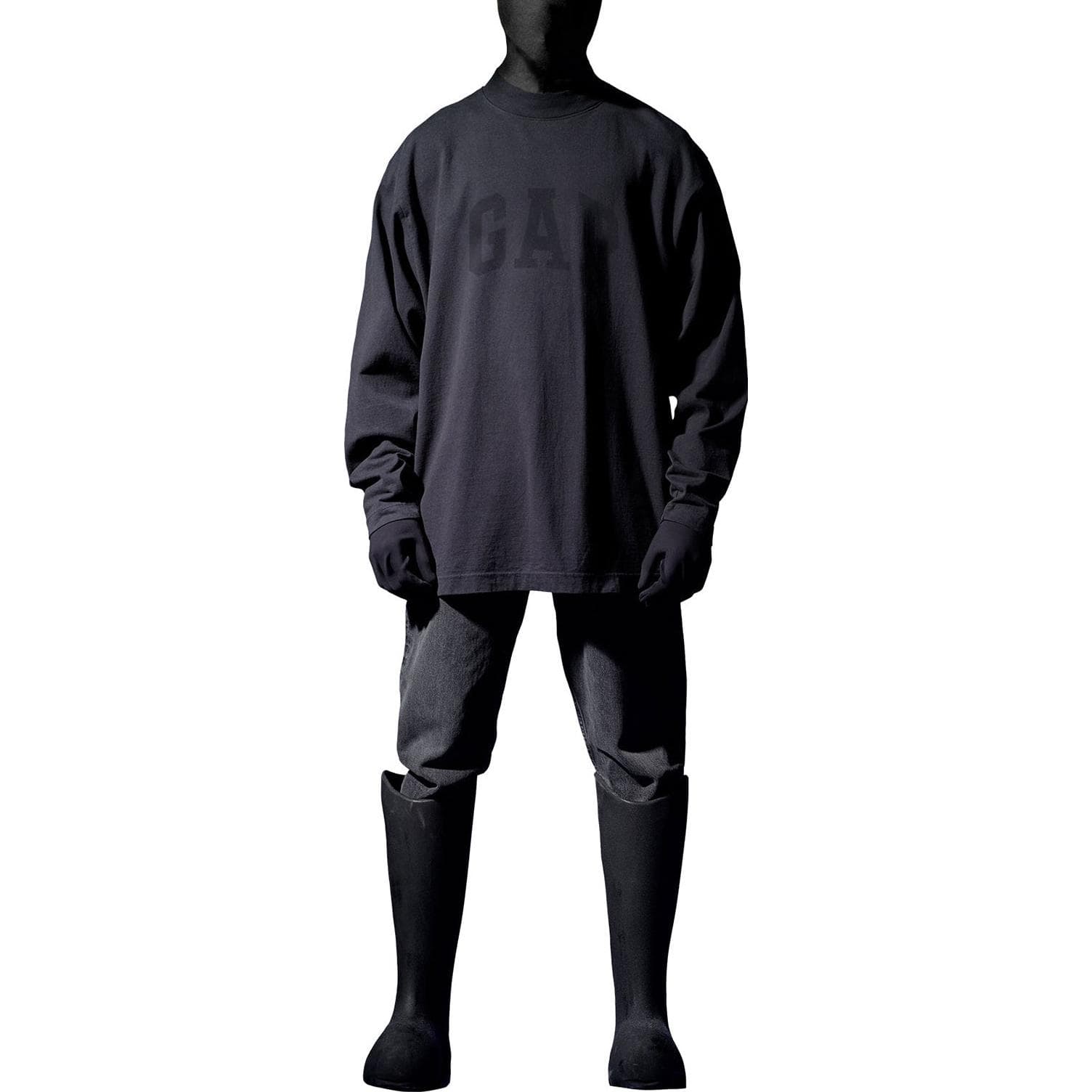 YEEZY x Gap X Balenciaga Dove Longsleeve Tee T Shirt Black