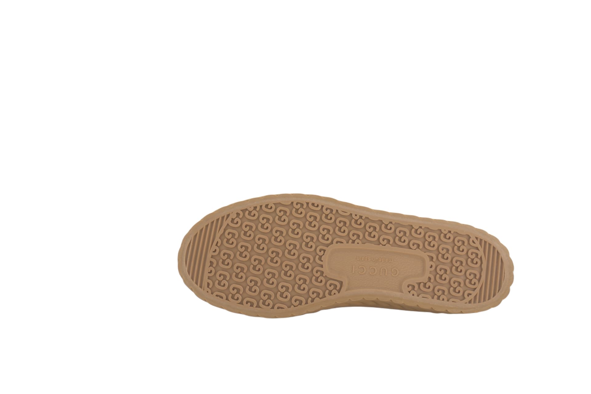 GUCCI Double G High Canvas Camel