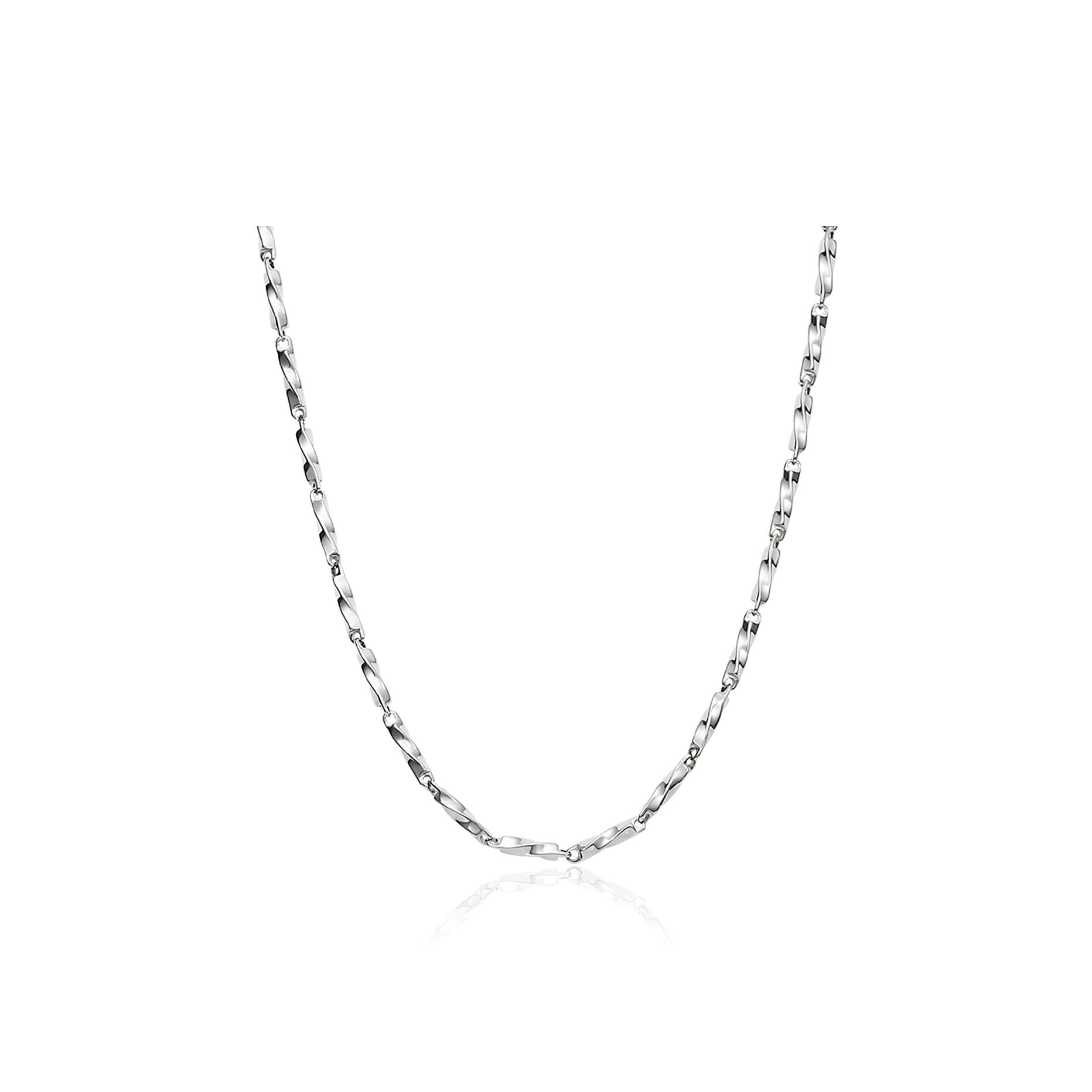Good Luck Sycee Chain, Mobius Pattern56cm Length, 4mm Width