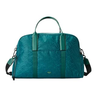 Ecco Textile Fabric Handbag Travel Bag Green
