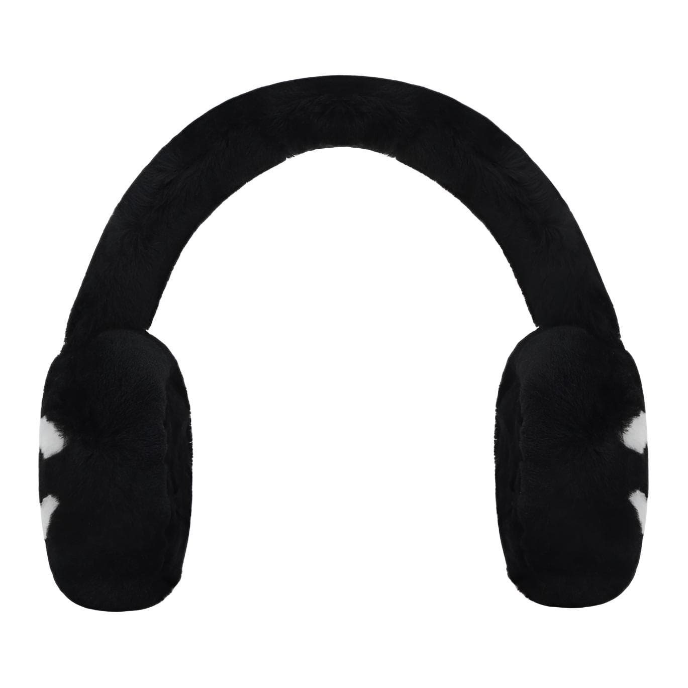 CHANEL 23n Wool Earmuffs Black