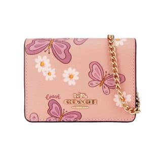 COACH Bow Wallet With Chain
