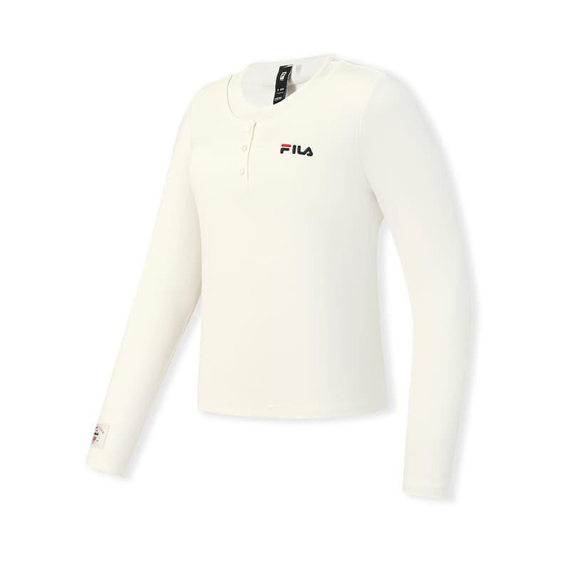 FILA Tennis T Shirt Cloud Peak White