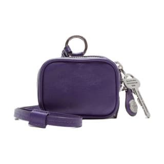 Acne Studios Calfskin Earphone Case Purple