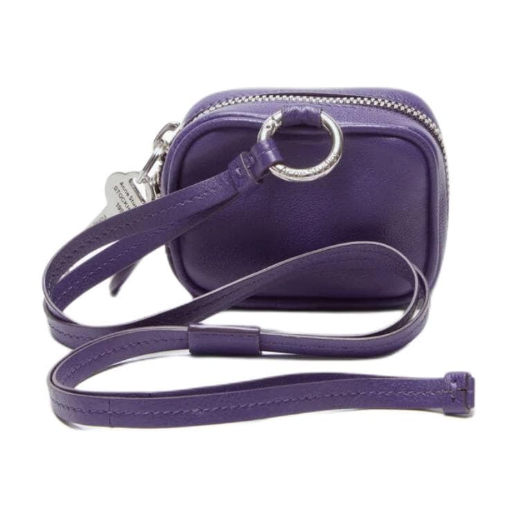 Acne Studios Calfskin Earphone Case Purple
