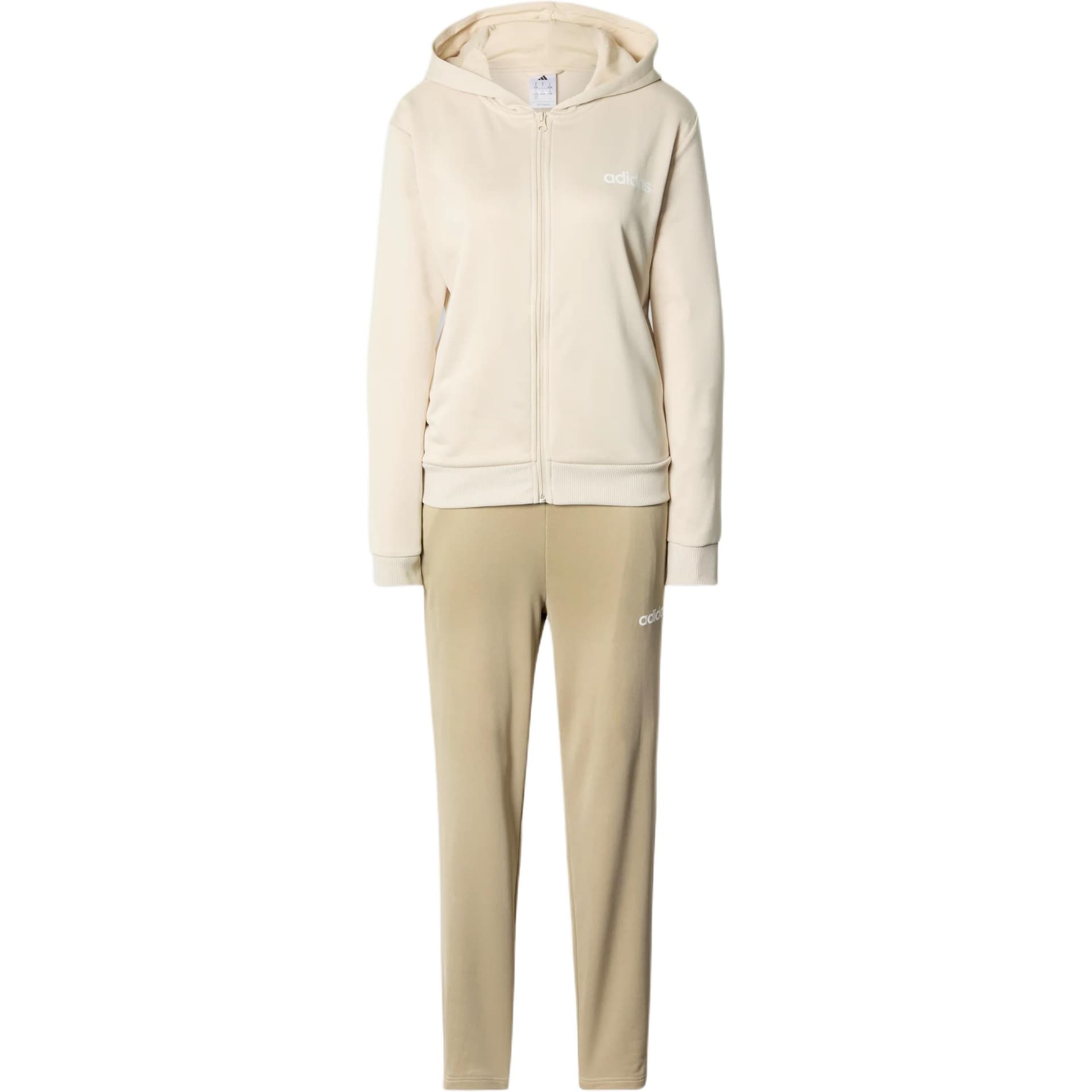 Adidas Sportswear Linear Suit Clothing Sets (Beige)