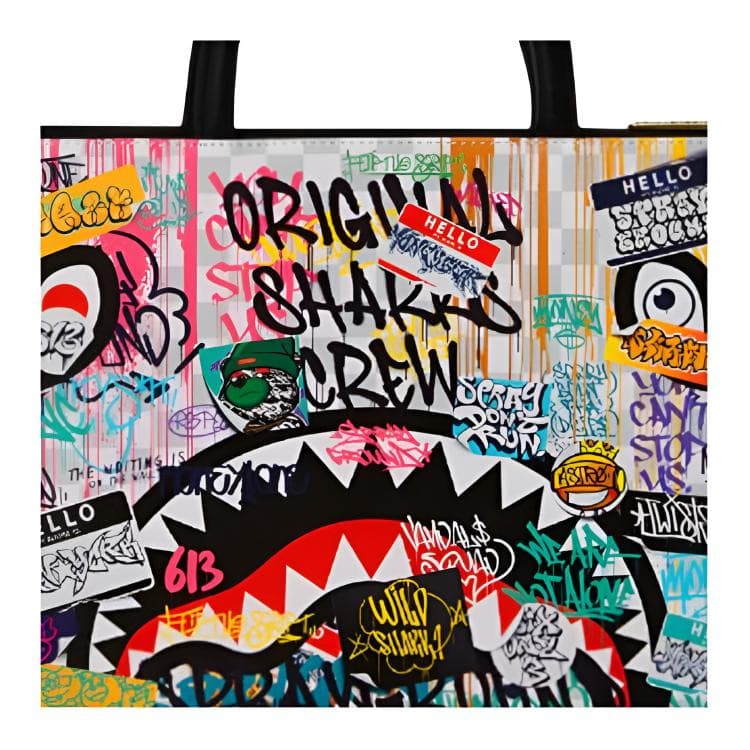 SPRAYGROUND Artificial Handheld Laptop Bag Regular Multicolor