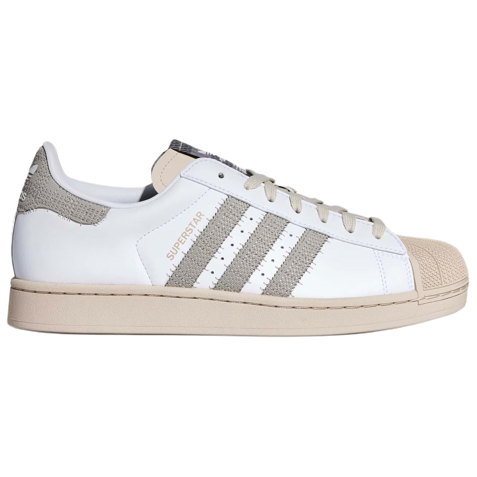 Adidas Originals Superstar 2 Fabric White Gray Brown