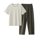 Men's Pants in Stone Blue Stripes