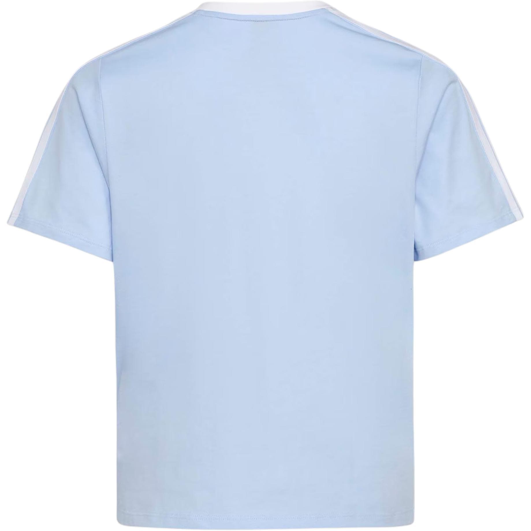 Adidas Dance TShirts Crystal Blue Crew Neck Moderate