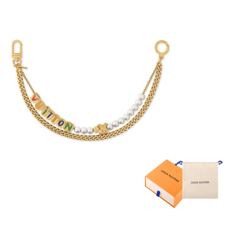 LOUIS VUITTON Chain Belt Gold